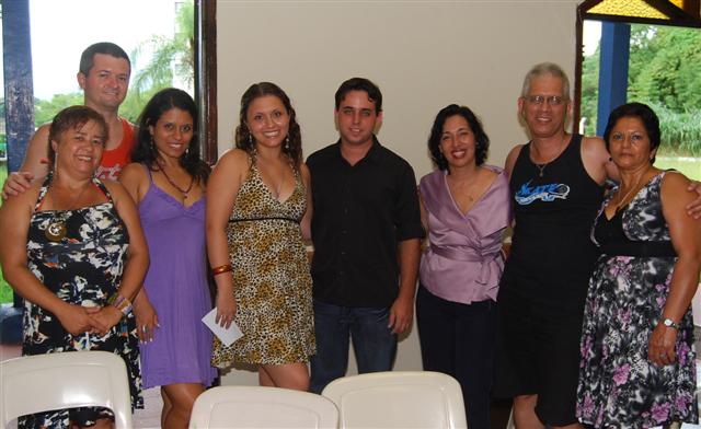 Amelia, familiares e a Prefeita de Guarujá, Maria Antonieta de Brito